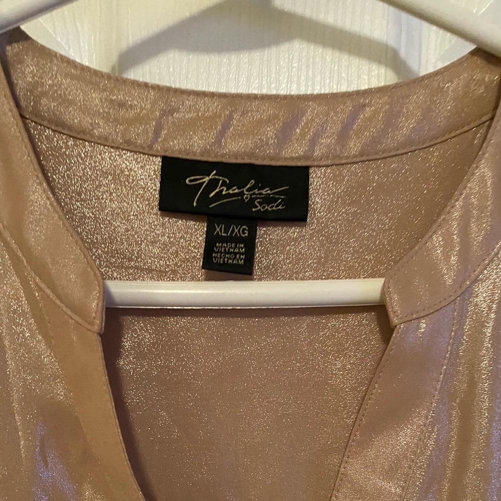 Gold shimmery top